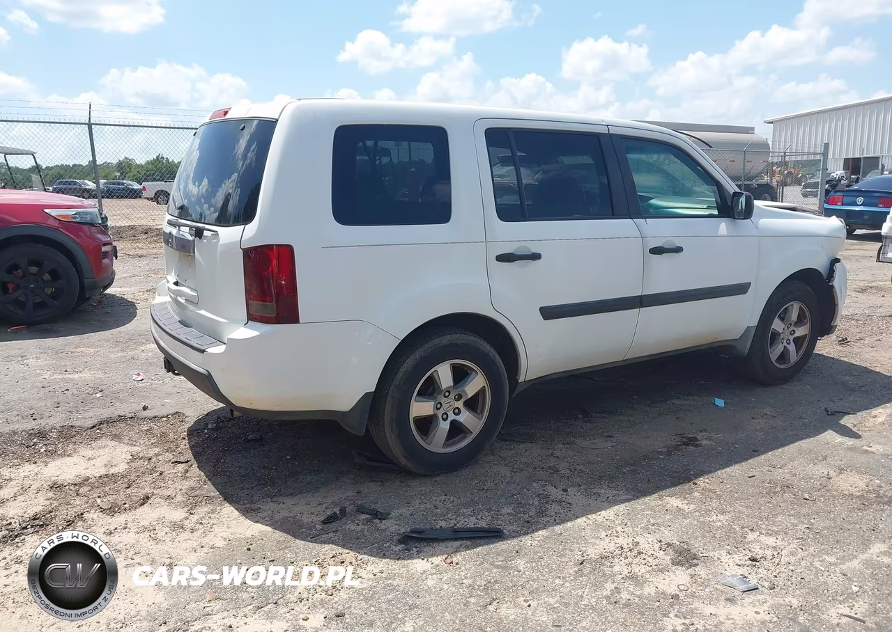 2009 Honda Pilot Lx VIN:5FNYF38279B023511 - 4