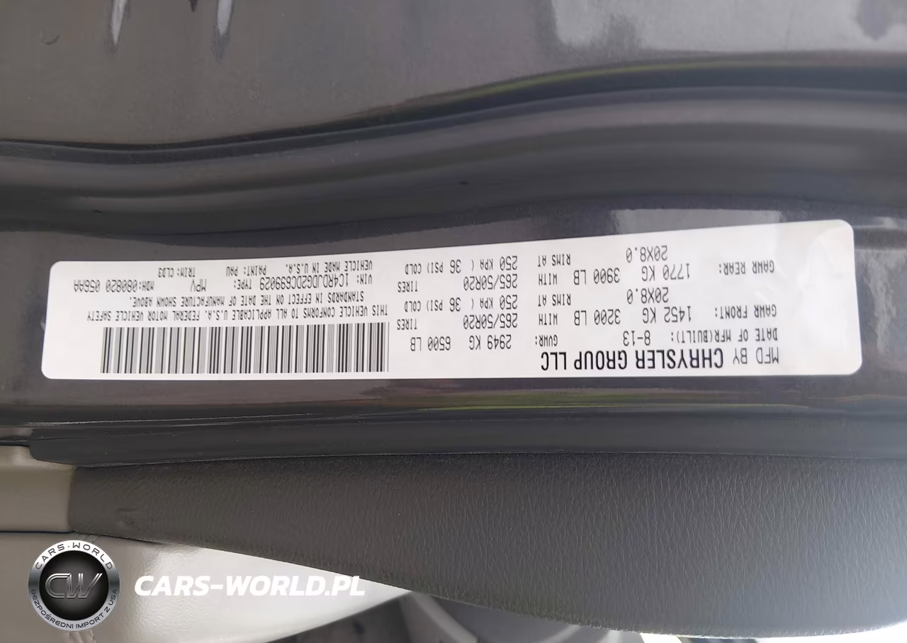 2013 Dodge Durango Crew VIN:1C4RDJDG2DC699029 - 9