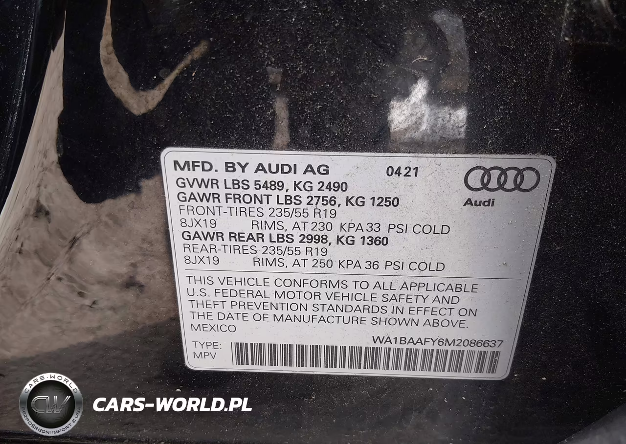 2021 Audi Q5 Premium Plus 45 Tfsi Quattro S Tronic VIN:WA1BAAFY6M2086637 - 9