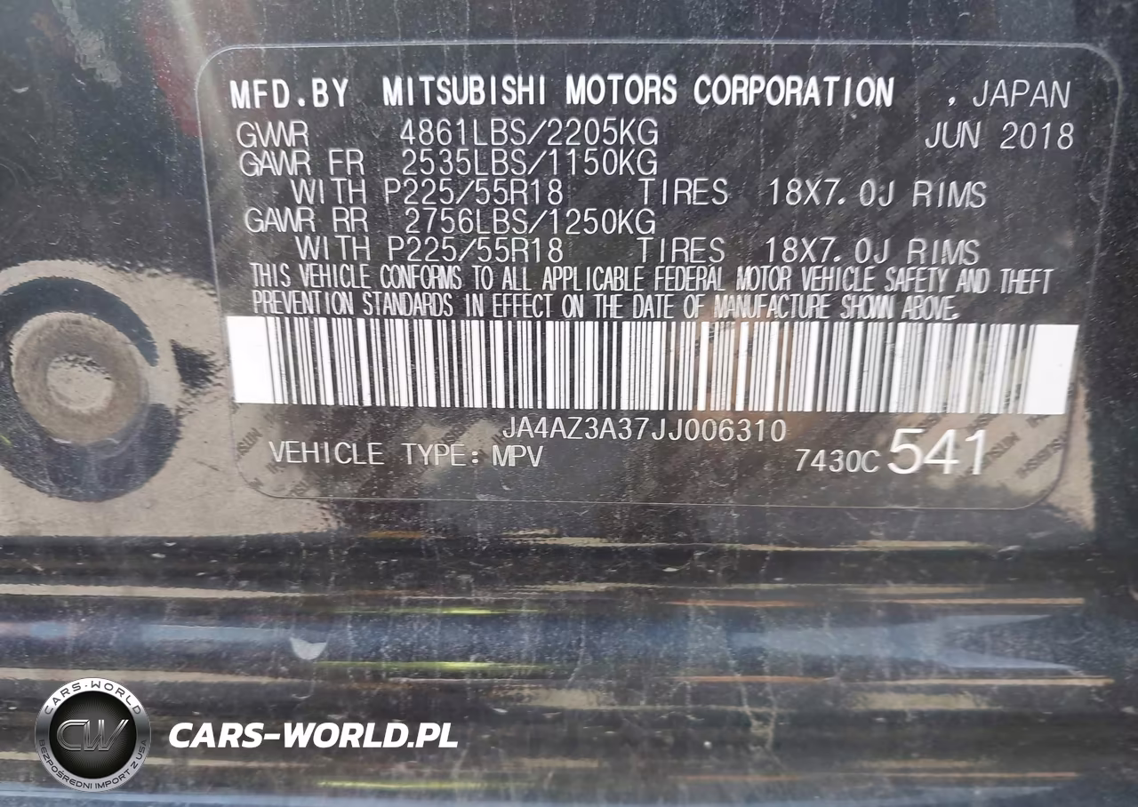 2018 Mitsubishi Outlander Es-Le-Se-Sel VIN:JA4AZ3A37JJ006310 - 9