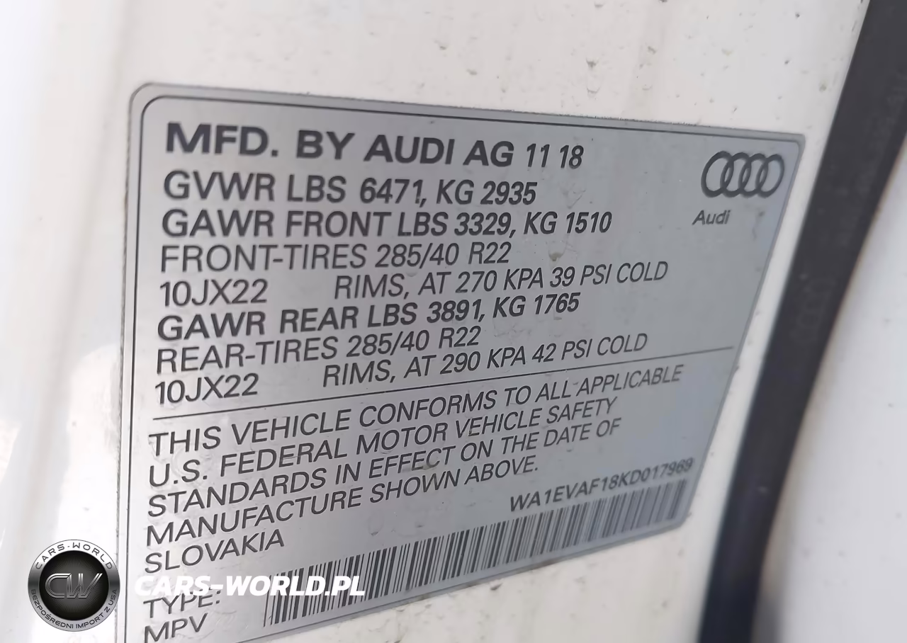 2019 Audi Q8 55 Premium VIN:WA1EVAF18KD017969 - 9