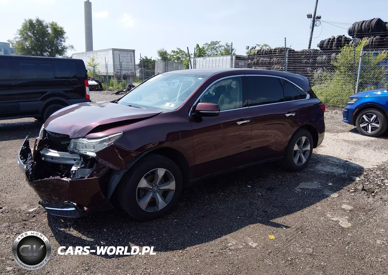 2016 Acura Mdx Acurawatch Plus Package VIN:5FRYD4H24GB035784 - 2
