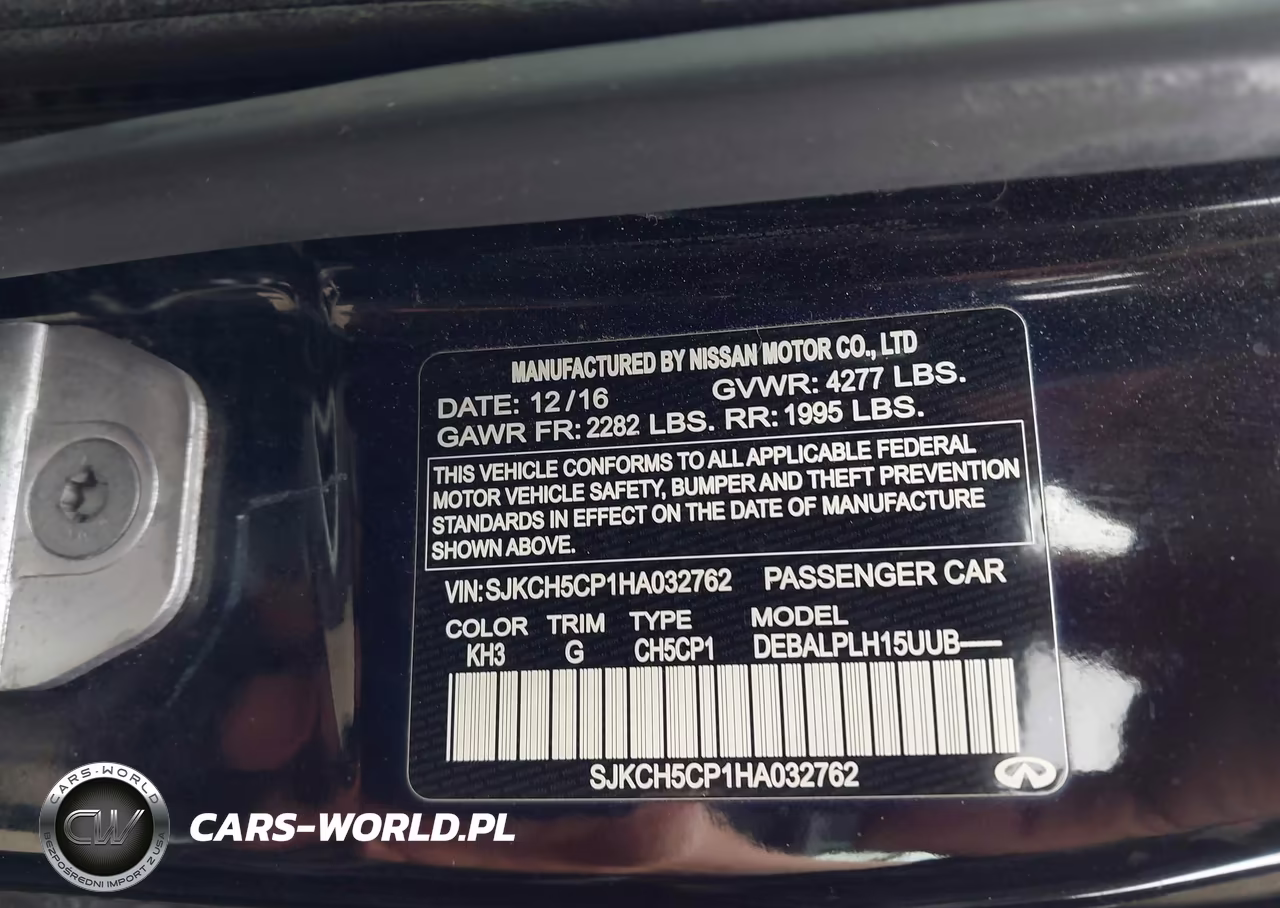 2017 Infiniti Qx30 VIN:SJKCH5CP1HA032762 - 9