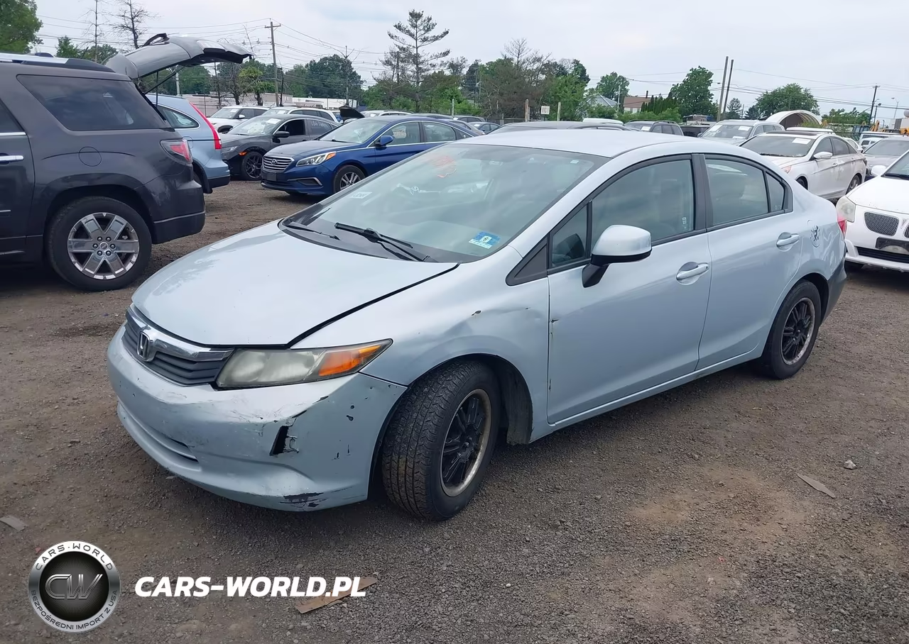 2012 Honda Civic Lx VIN:2HGFB2F57CH511256 - 2