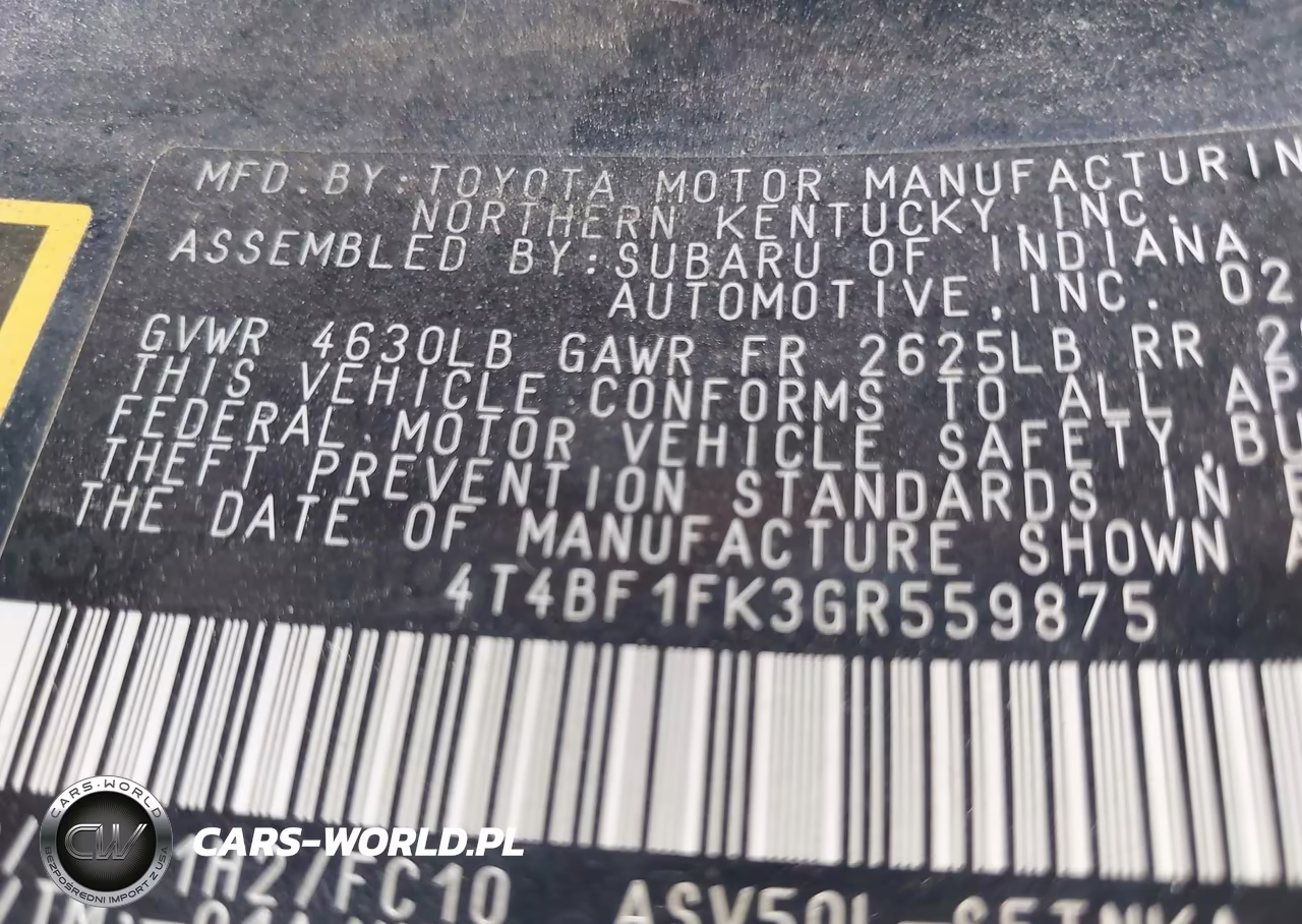 2016 Toyota Camry Le VIN:4T4BF1FK3GR559875 - 9