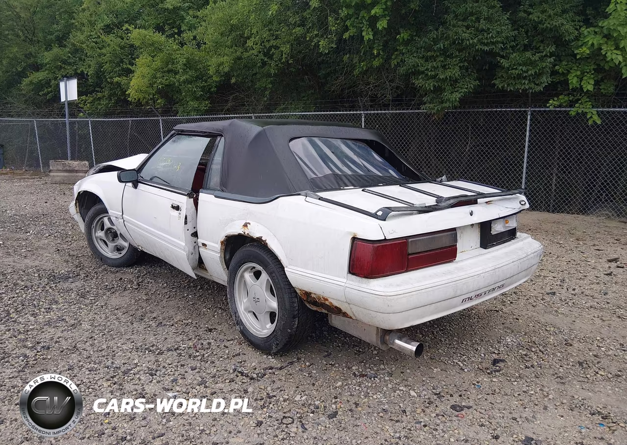 1992 Ford Mustang Lx VIN:1FACP44M6NF123938 - 3