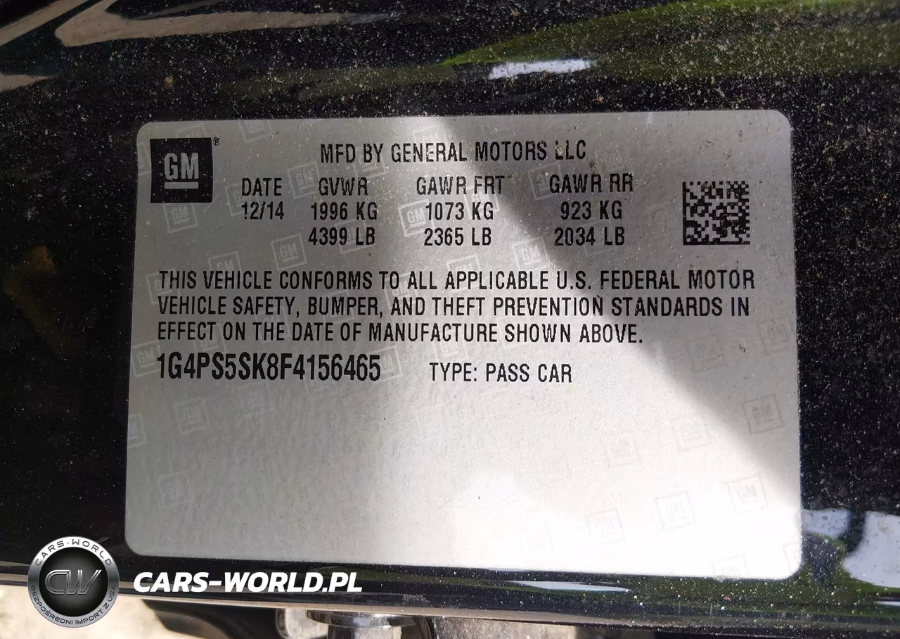 2015 Buick Verano Leather Group VIN:1G4PS5SK8F4156465 - 9