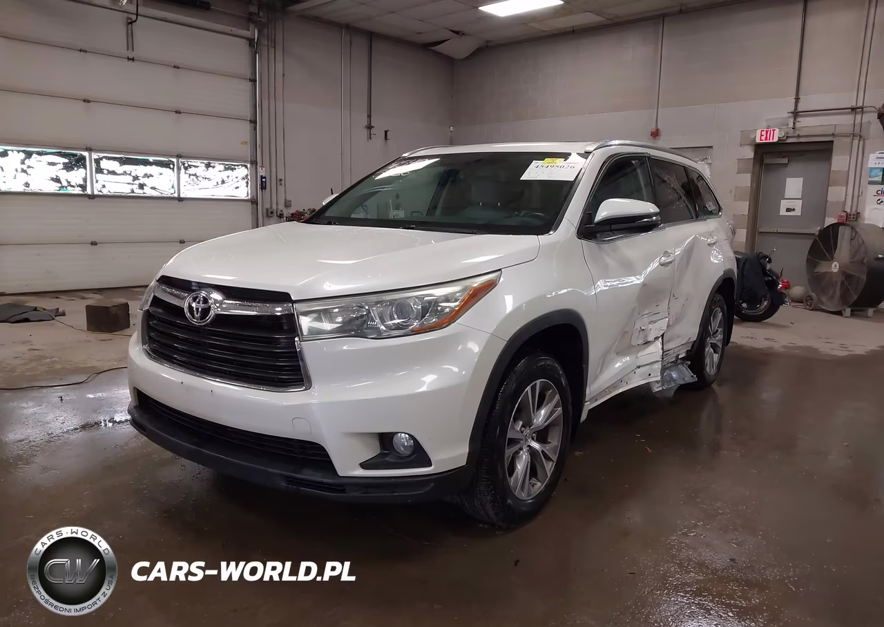2015 Toyota Highlander Xle V6 VIN:5TDJKRFH9FS113869 - 2