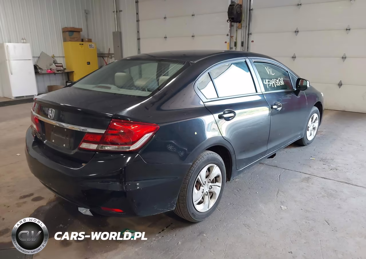 2013 Honda Civic Lx VIN:19XFB2F59DE284003 - 4