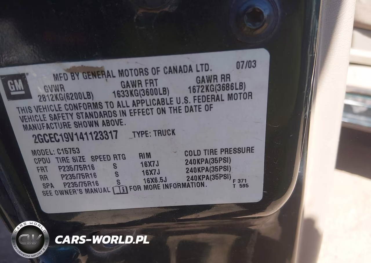 2004 Chevrolet Silverado 1500 Ls VIN:2GCEC19V141123317 - 9