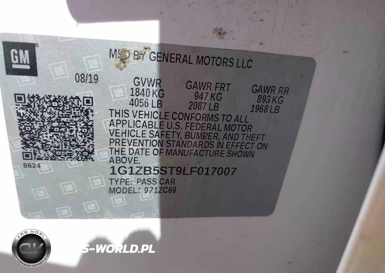 2020 Chevrolet Malibu Fwd Ls VIN:1G1ZB5ST9LF017007 - 9
