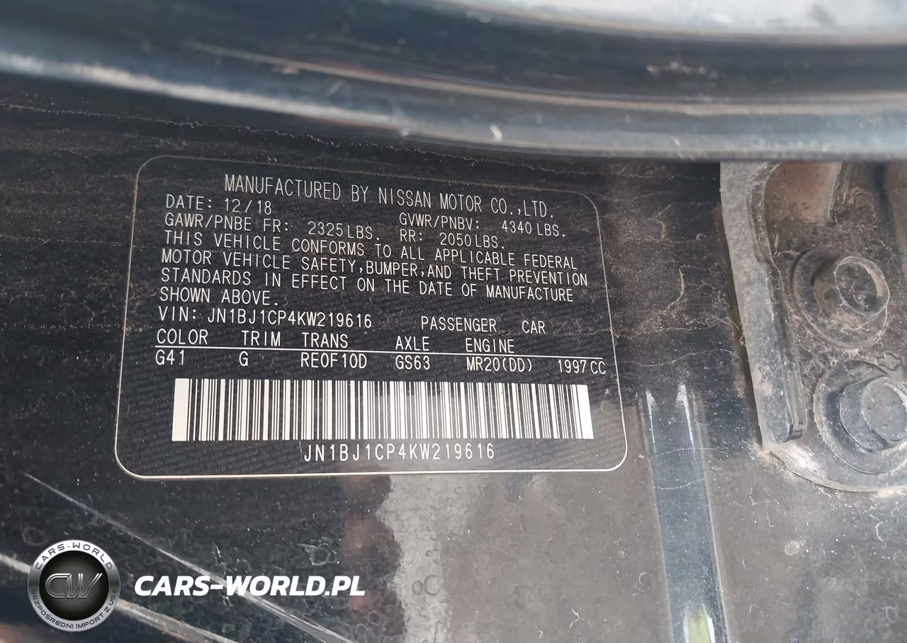 2019 Nissan Rogue Sport Sv VIN:JN1BJ1CP4KW219616 - 9