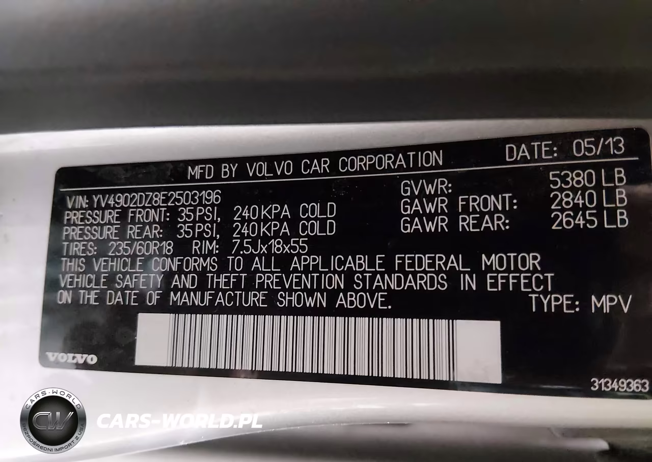 2014 Volvo Xc60 3.0L Premier Plus VIN:YV4902DZ8E2503196 - 9