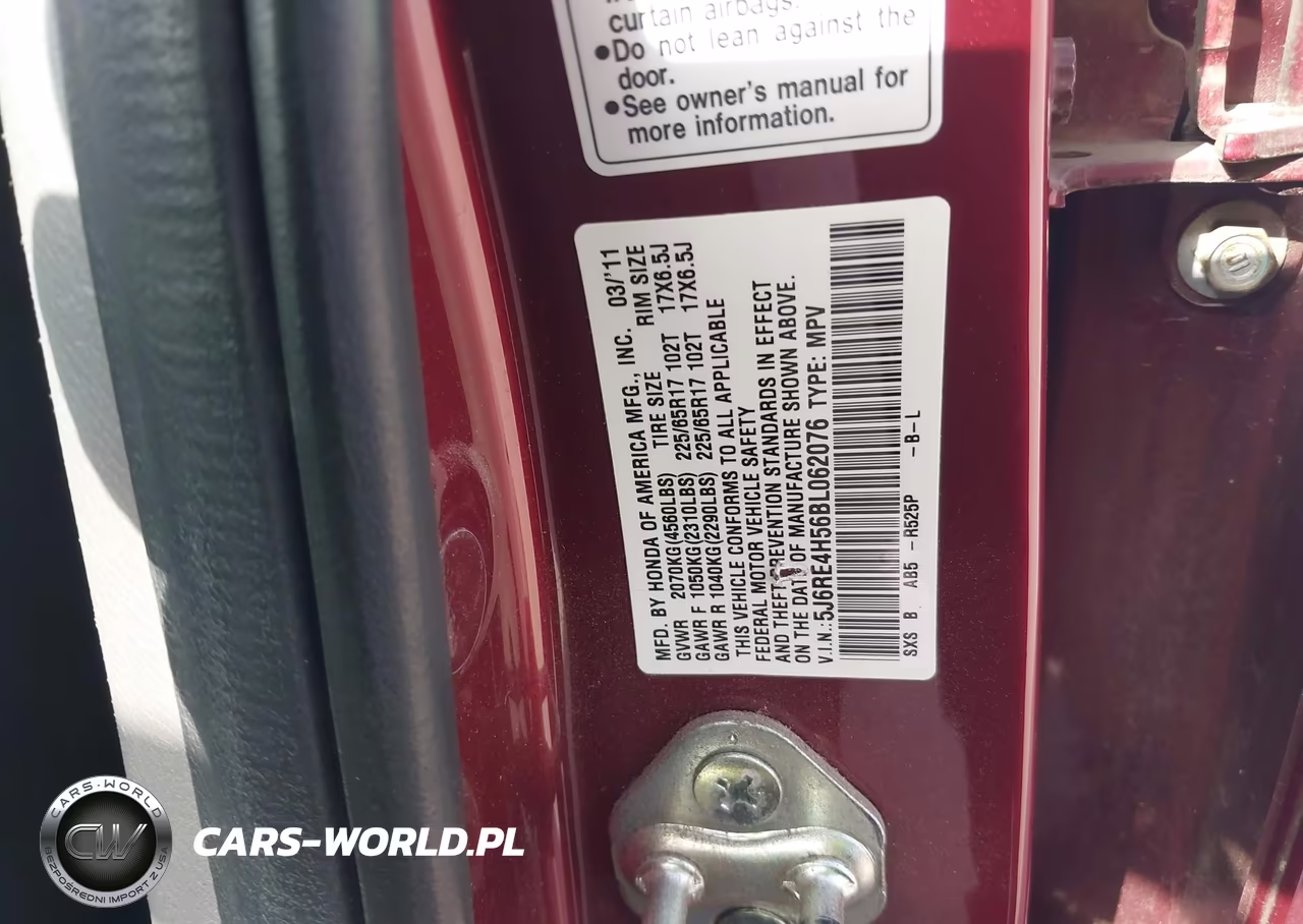 2011 Honda Cr-V Ex VIN:5J6RE4H56BL062076 - 9