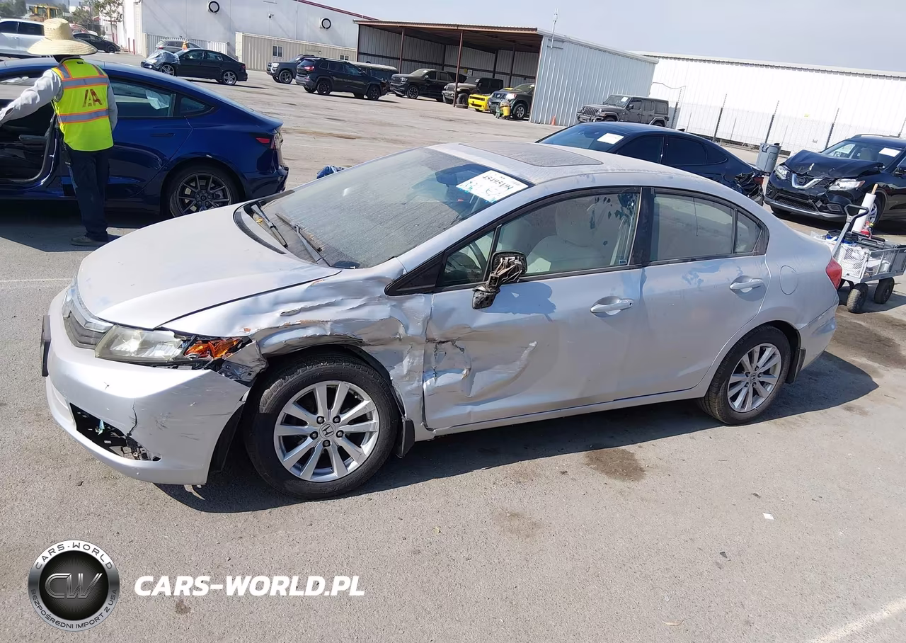 2012 Honda Civic Ex VIN:19XFB2F87CE343820 - 16