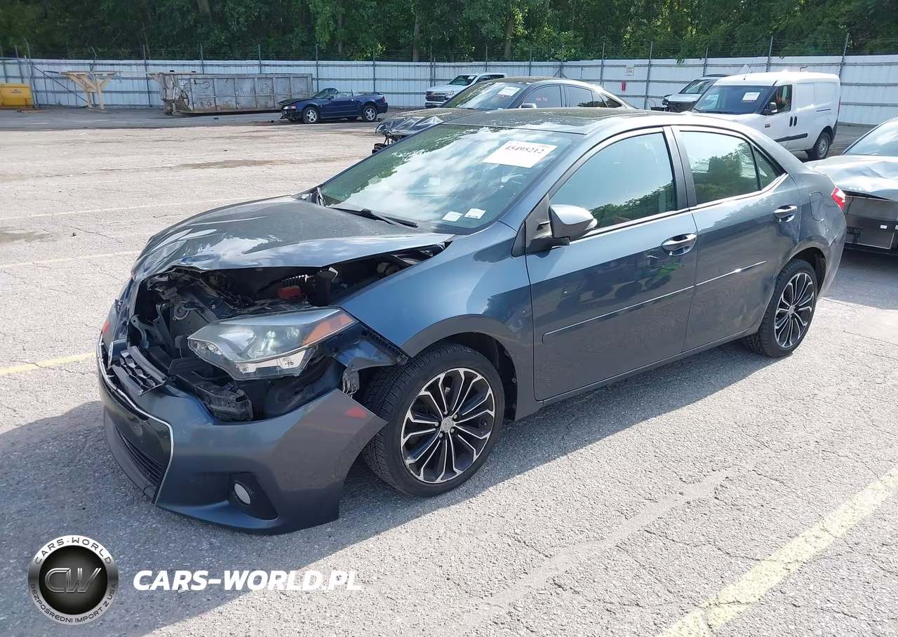 2015 Toyota Corolla S Plus VIN:2T1BURHE5FC434592 - 2