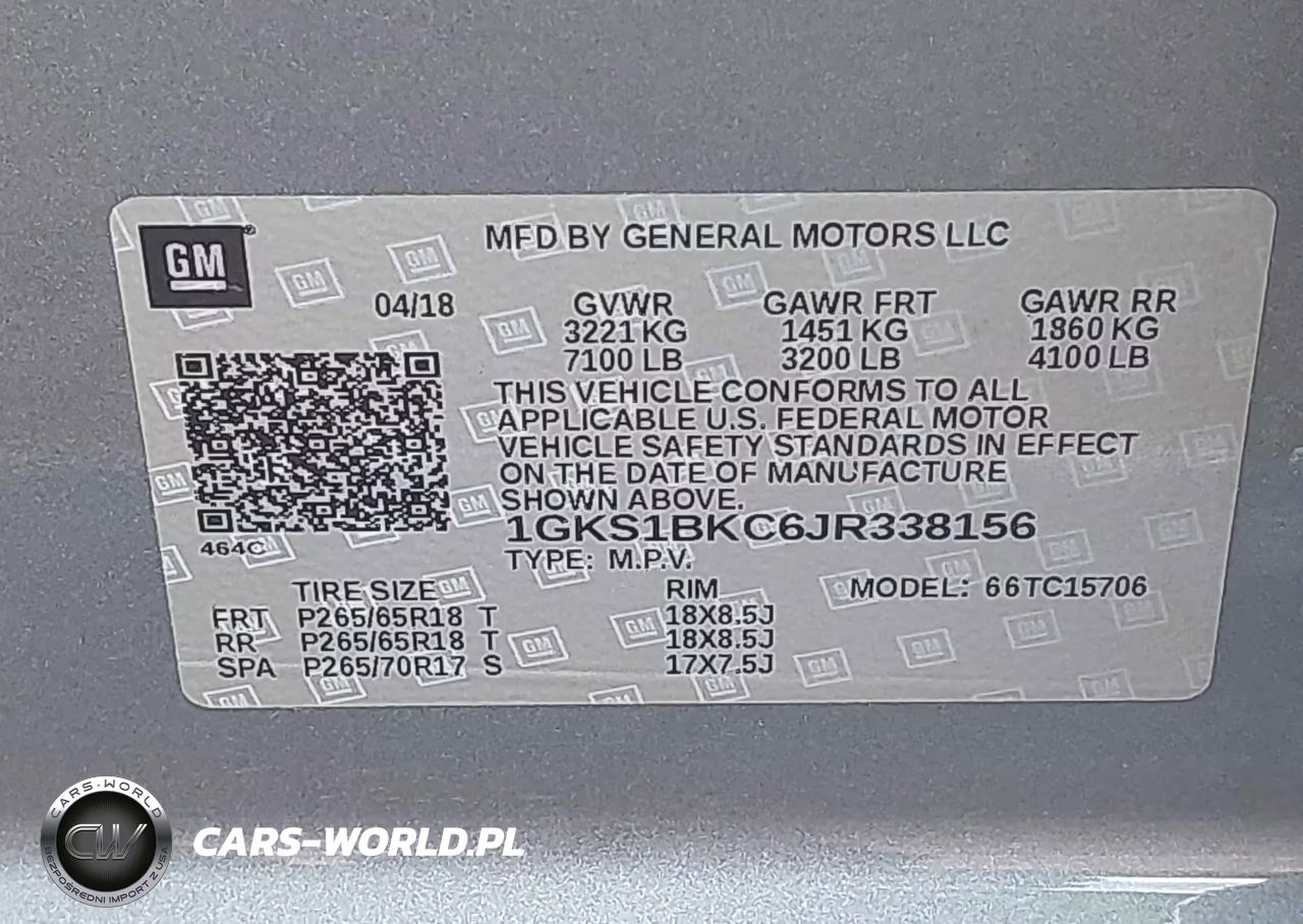 2018 GMC Yukon Slt VIN:1GKS1BKC6JR338156 - 9