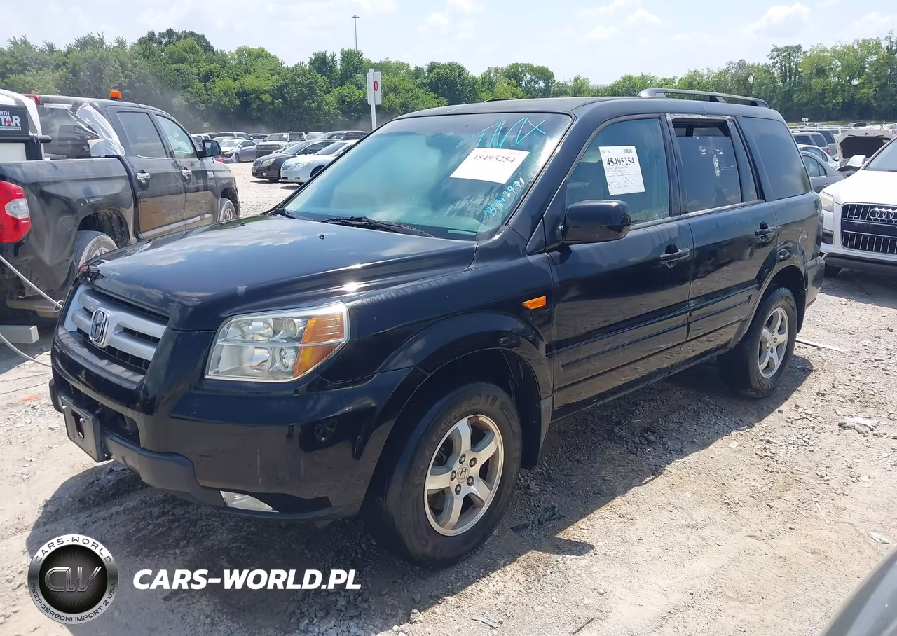 2007 Honda Pilot Ex-L VIN:5FNYF28657B011819 - 2