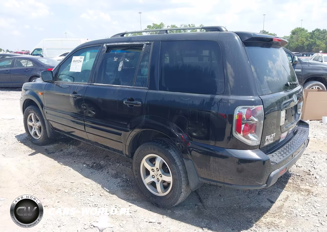2007 Honda Pilot Ex-L VIN:5FNYF28657B011819 - 3