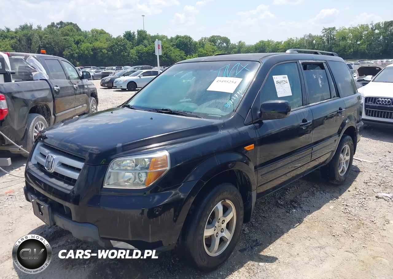 2007 Honda Pilot Ex-L VIN:5FNYF28657B011819 - 6