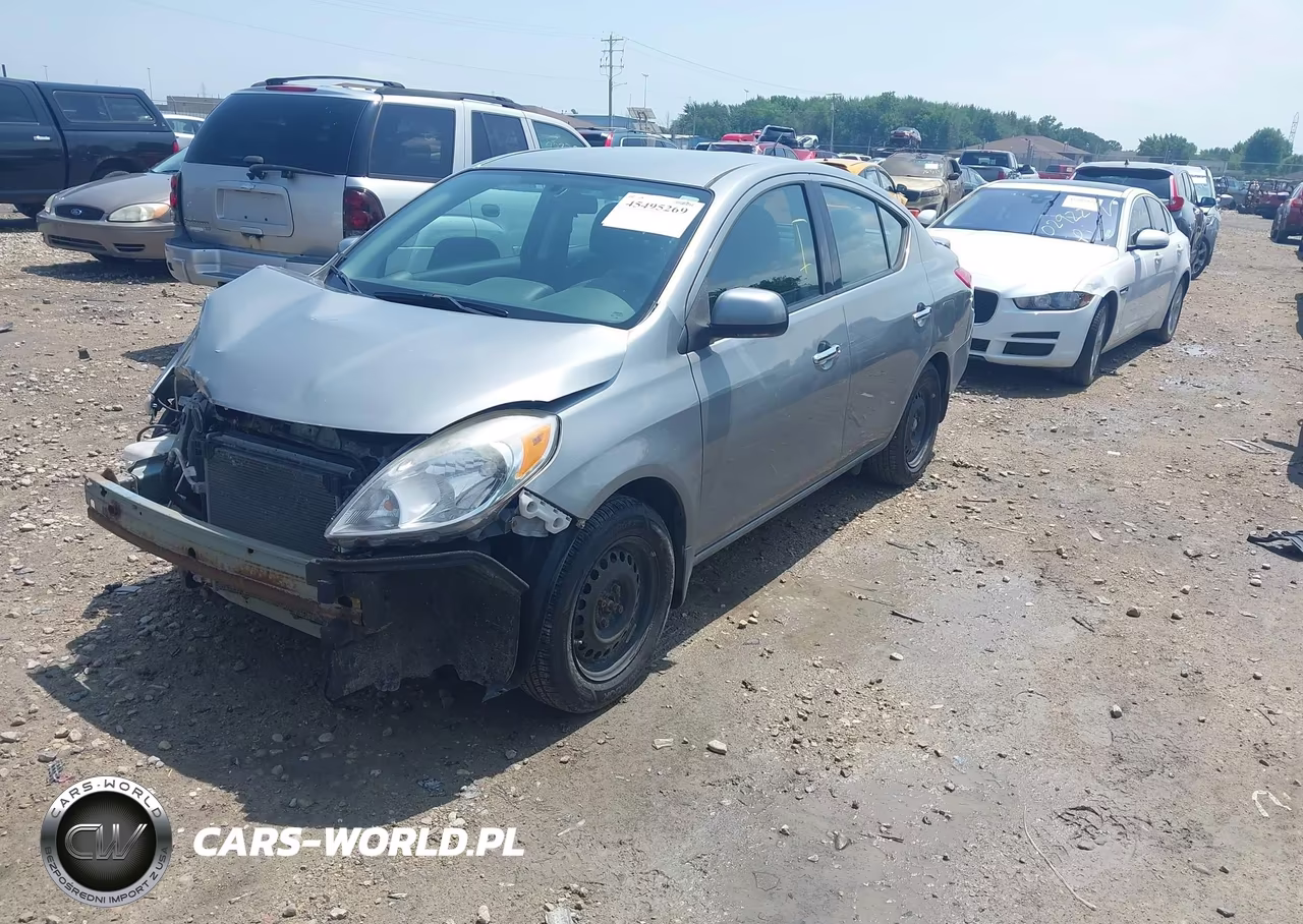 2014 Nissan Versa 1.6 S-1.6 S+-1.6 Sl-1.6 Sv-S VIN:3N1CN7AP4EK455021 - 2