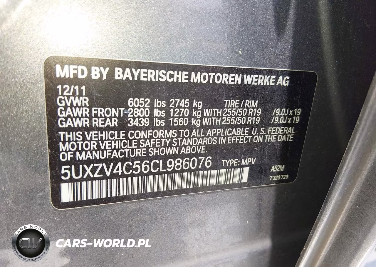 2012 BMW X5 xDrive35I-xDrive35I Premium-xDrive35I Sport Activity VIN:5UXZV4C56CL986076 - 9