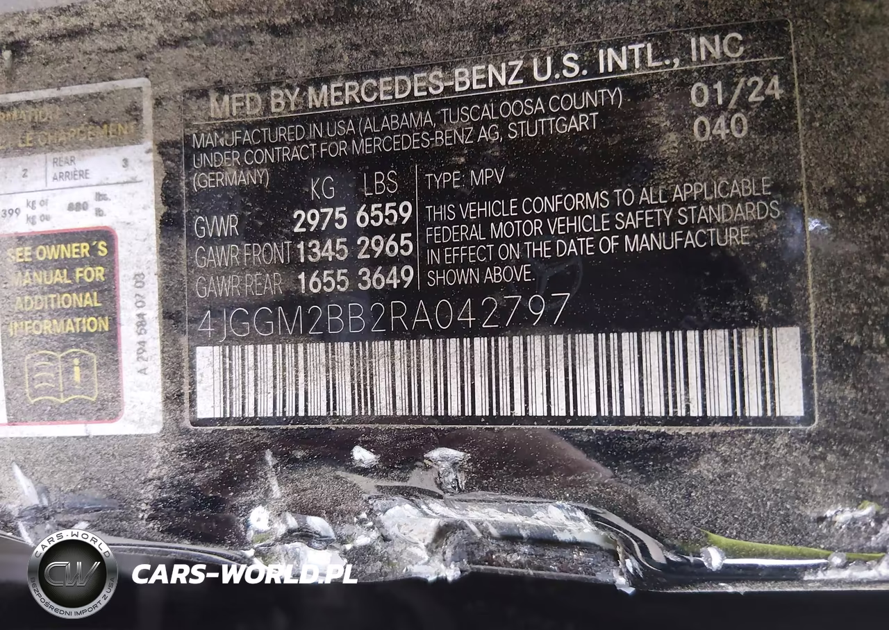2024 Mercedes-Benz Eqe 350+ Suv VIN:4JGGM2BB2RA042797 - 9