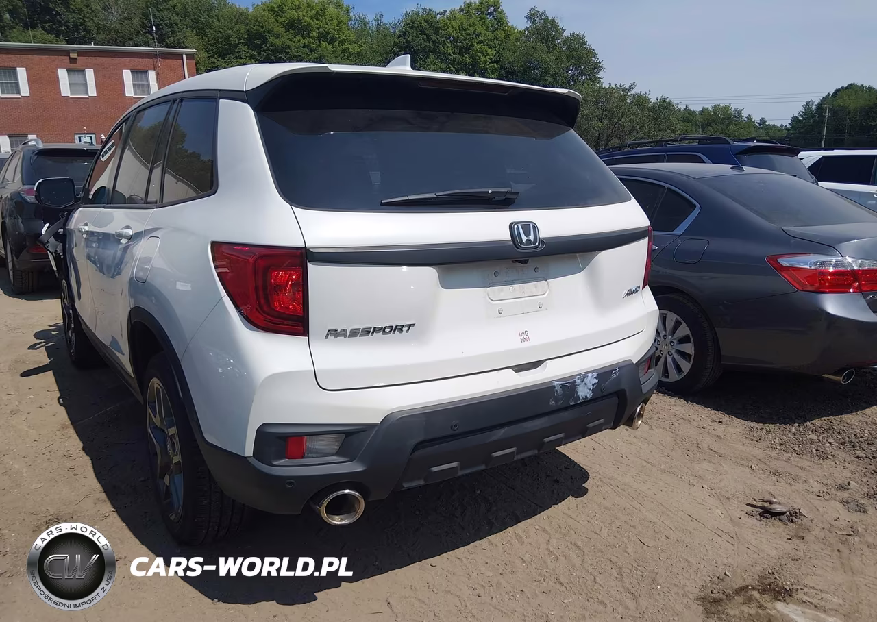 2022 Honda Passport Awd Ex-L VIN:5FNYF8H54NB012614 - 3