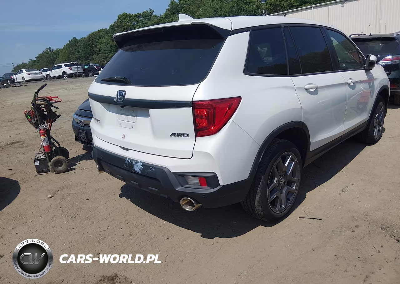 2022 Honda Passport Awd Ex-L VIN:5FNYF8H54NB012614 - 4