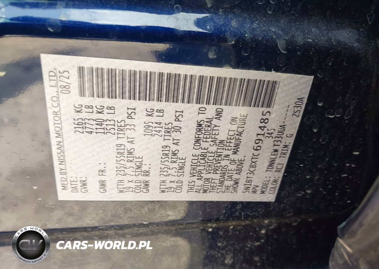 2026 Nissan Rogue Sl VIN:5N1BT3CBXTC691485 - 9