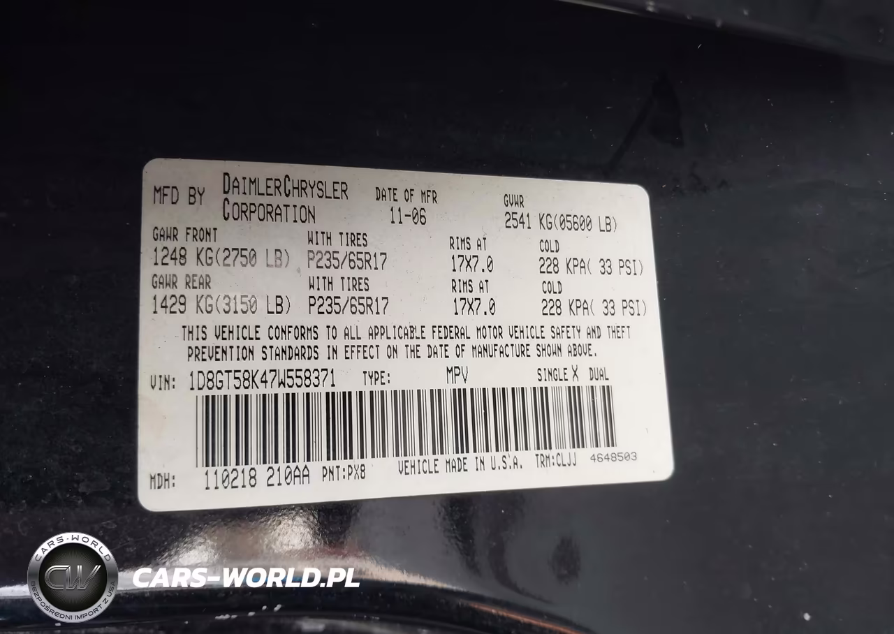 2007 Dodge Nitro Slt-Rt VIN:1D8GT58K47W558371 - 9