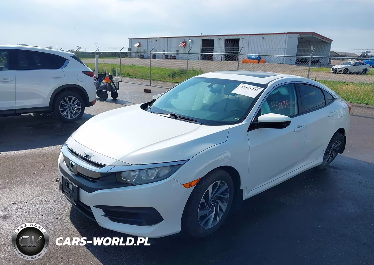 2016 Honda Civic Ex VIN:19XFC2F77GE053216 - 2