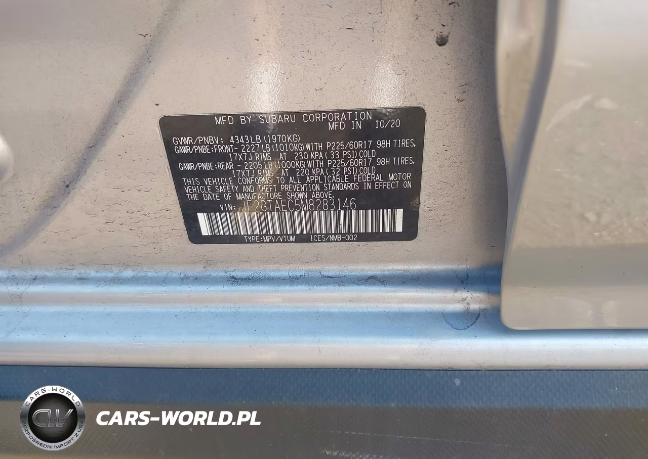 2021 Subaru Crosstrek Premium VIN:JF2GTAEC5M8283146 - 9