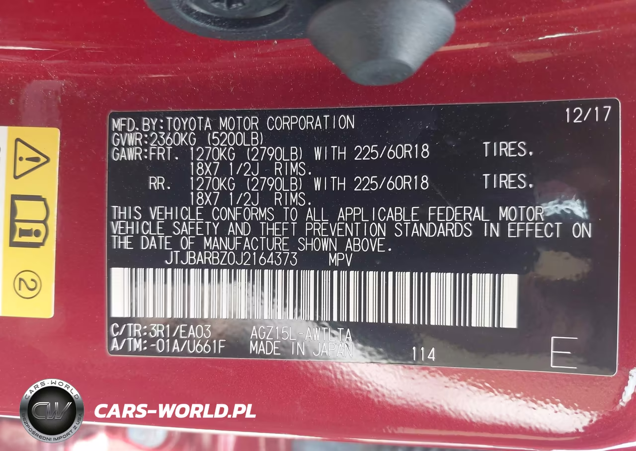 2018 Lexus Nx 300 VIN:JTJBARBZ0J2164373 - 9