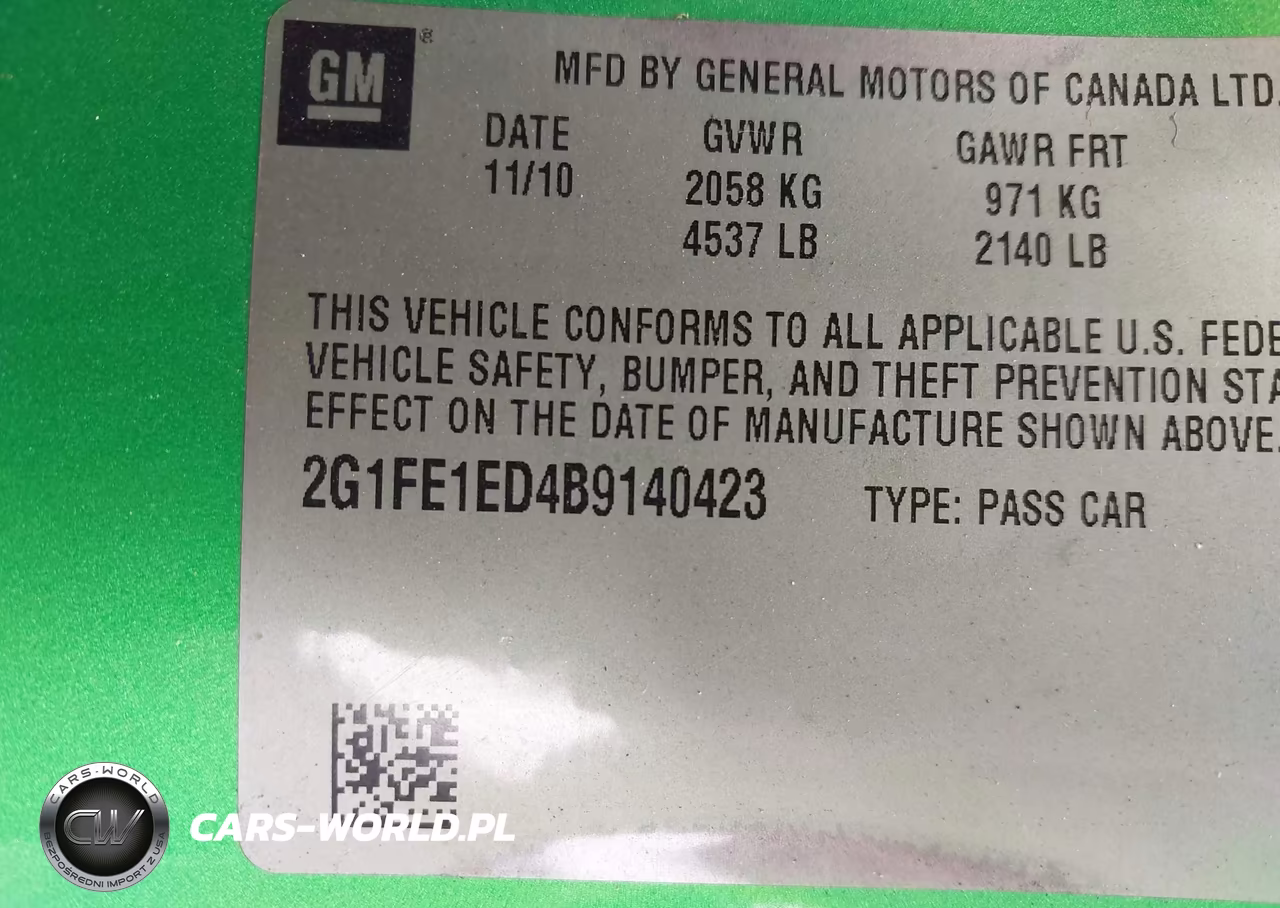 2011 Chevrolet Camaro 1Ls VIN:2G1FE1ED4B9140423 - 9