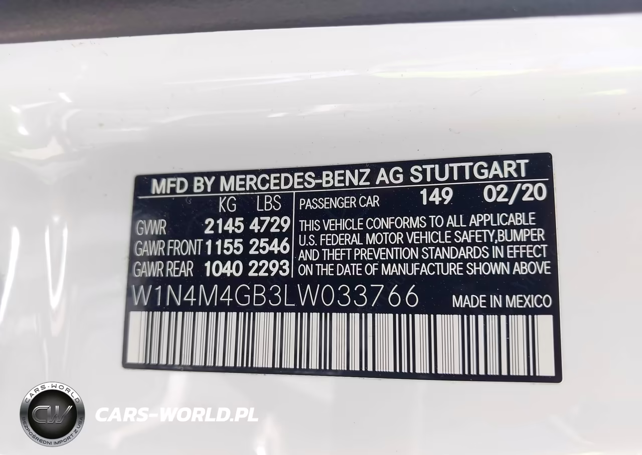 2020 Mercedes-Benz Glb 250 VIN:W1N4M4GB3LW033766 - 9
