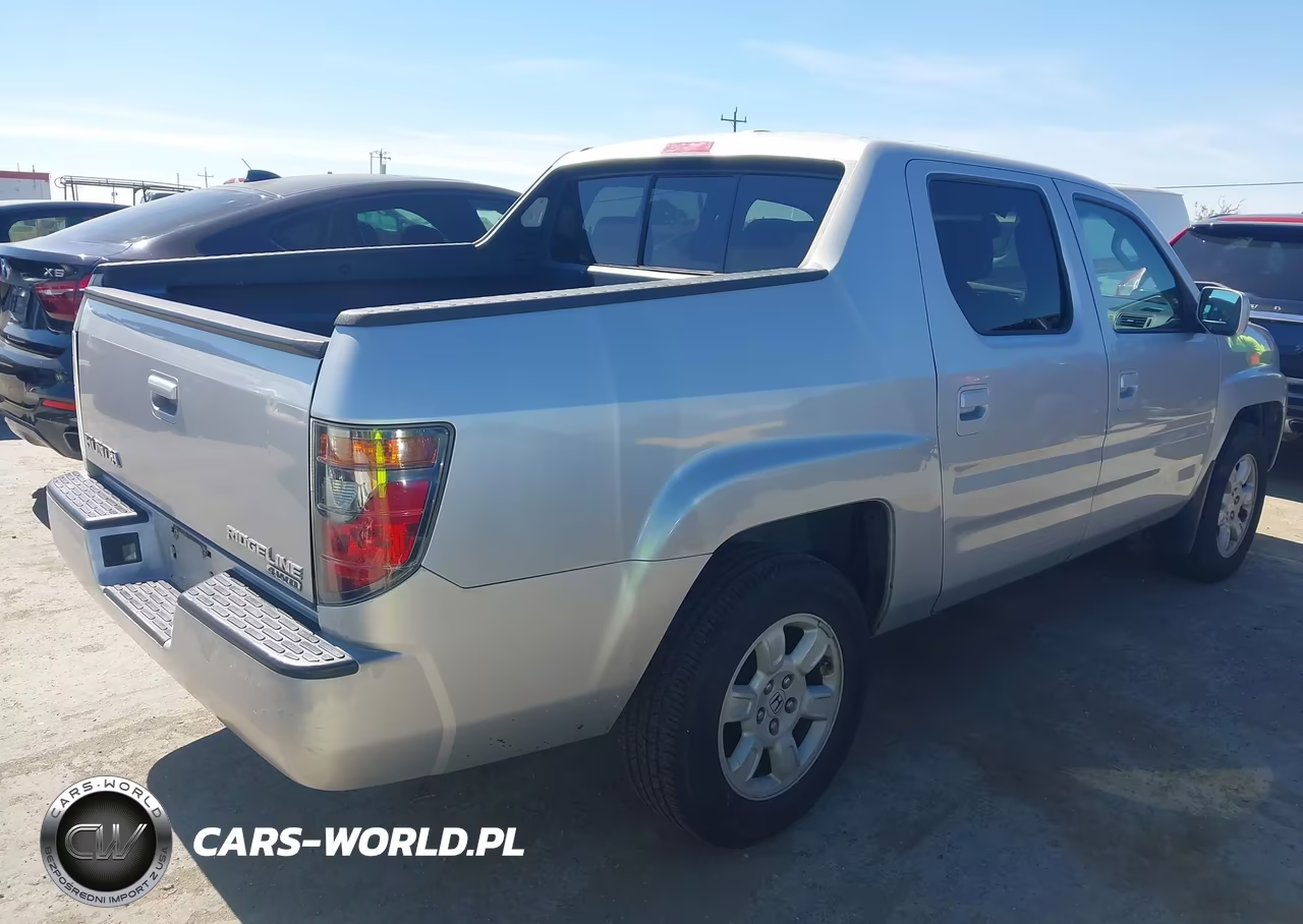 2007 Honda Ridgeline Rtl VIN:2HJYK16567H539536 - 4
