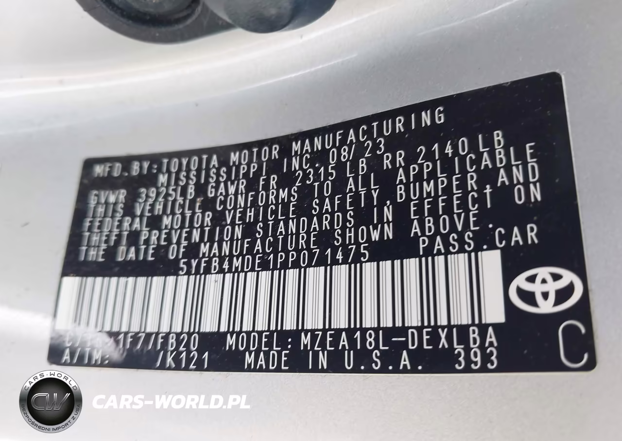 2023 Toyota Corolla Le VIN:5YFB4MDE1PP071475 - 9