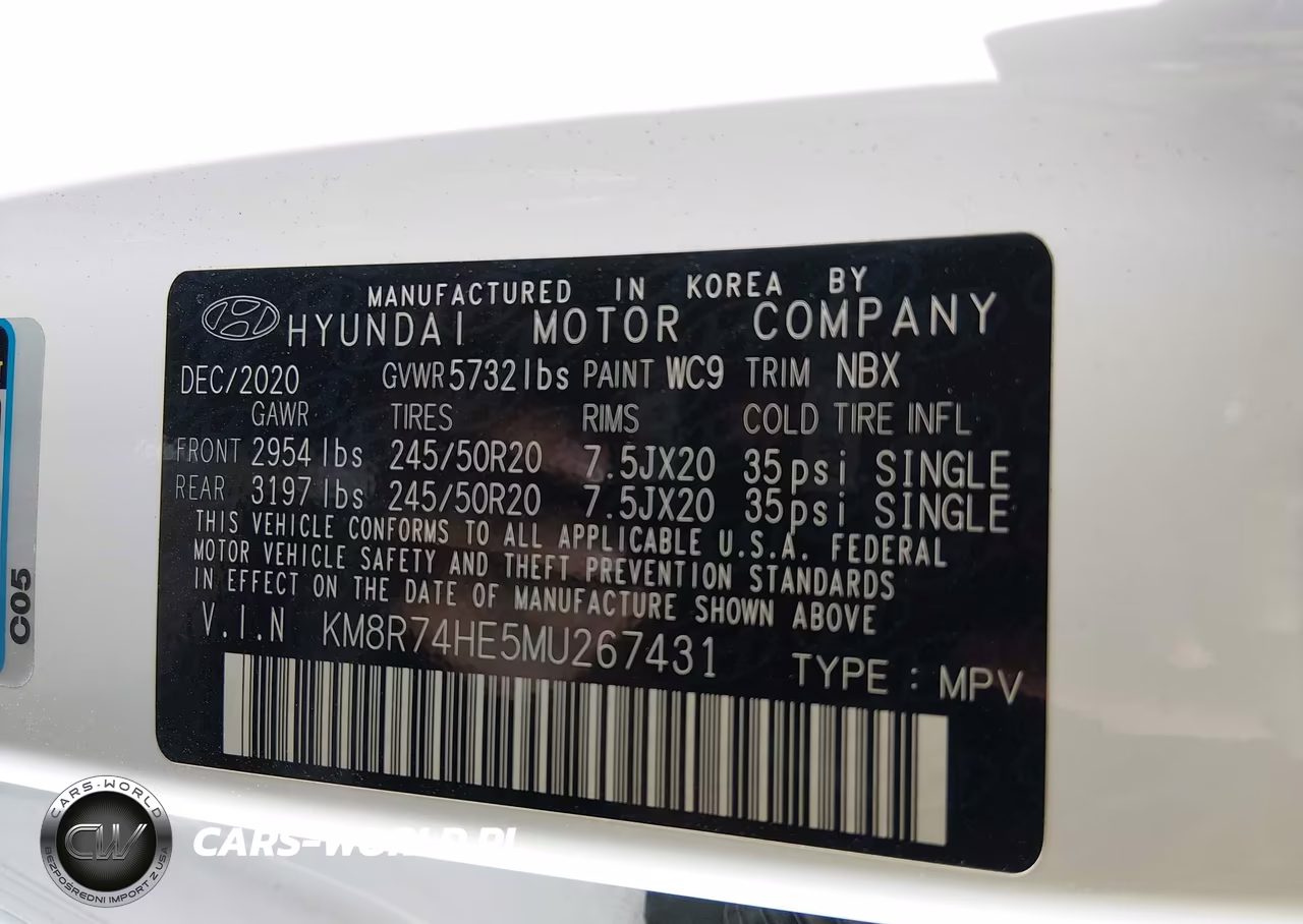 2021 Hyundai Palisade Calligraphy VIN:KM8R74HE5MU267431 - 9