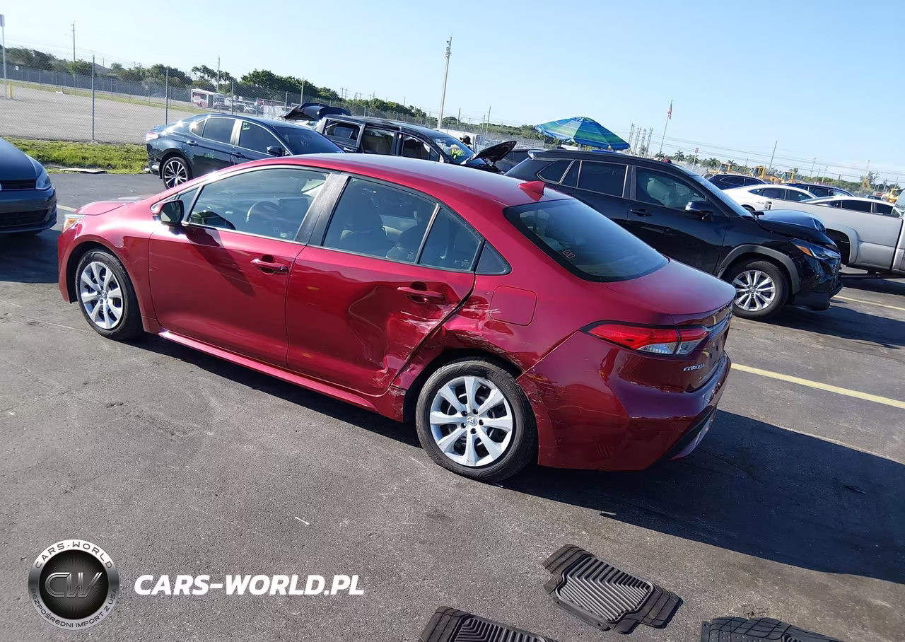 2022 Toyota Corolla Le VIN:JTDEPMAE4NJ190941 - 3