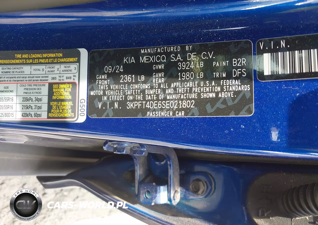 2025 Kia K4 Lxs VIN:3KPFT4DE6SE021802 - 9