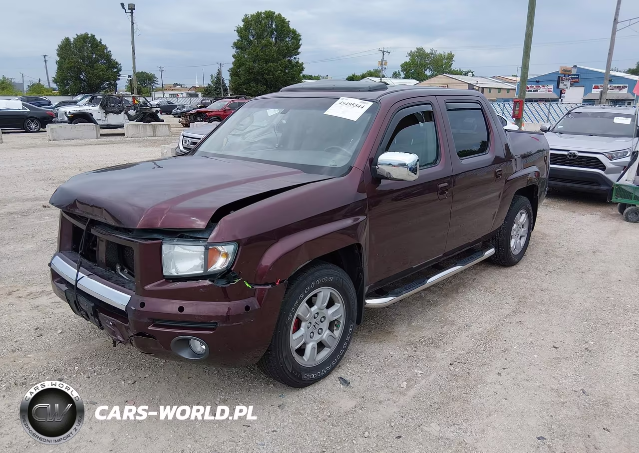 2007 Honda Ridgeline Rtl VIN:2HJYK16527H502564 - 2