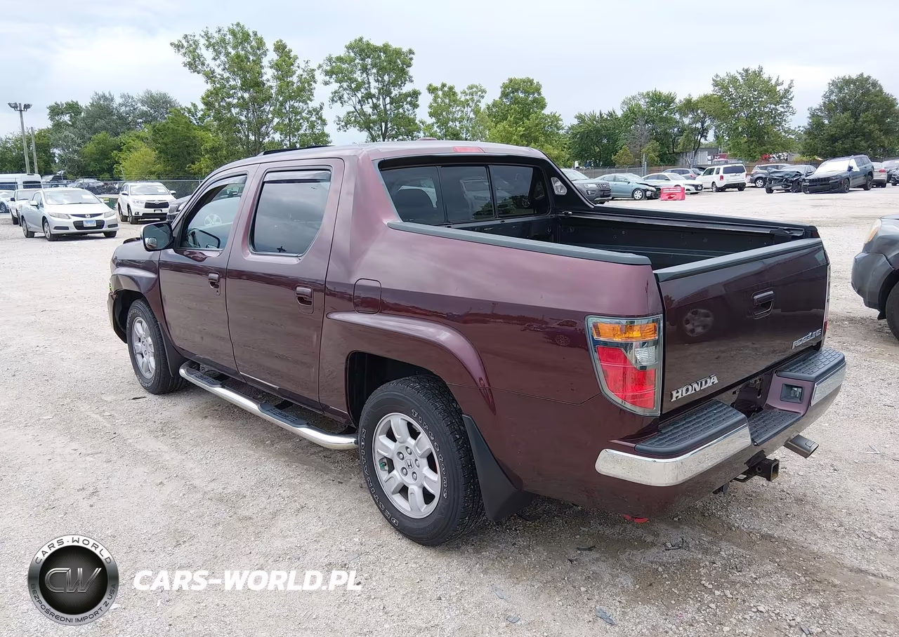 2007 Honda Ridgeline Rtl VIN:2HJYK16527H502564 - 3