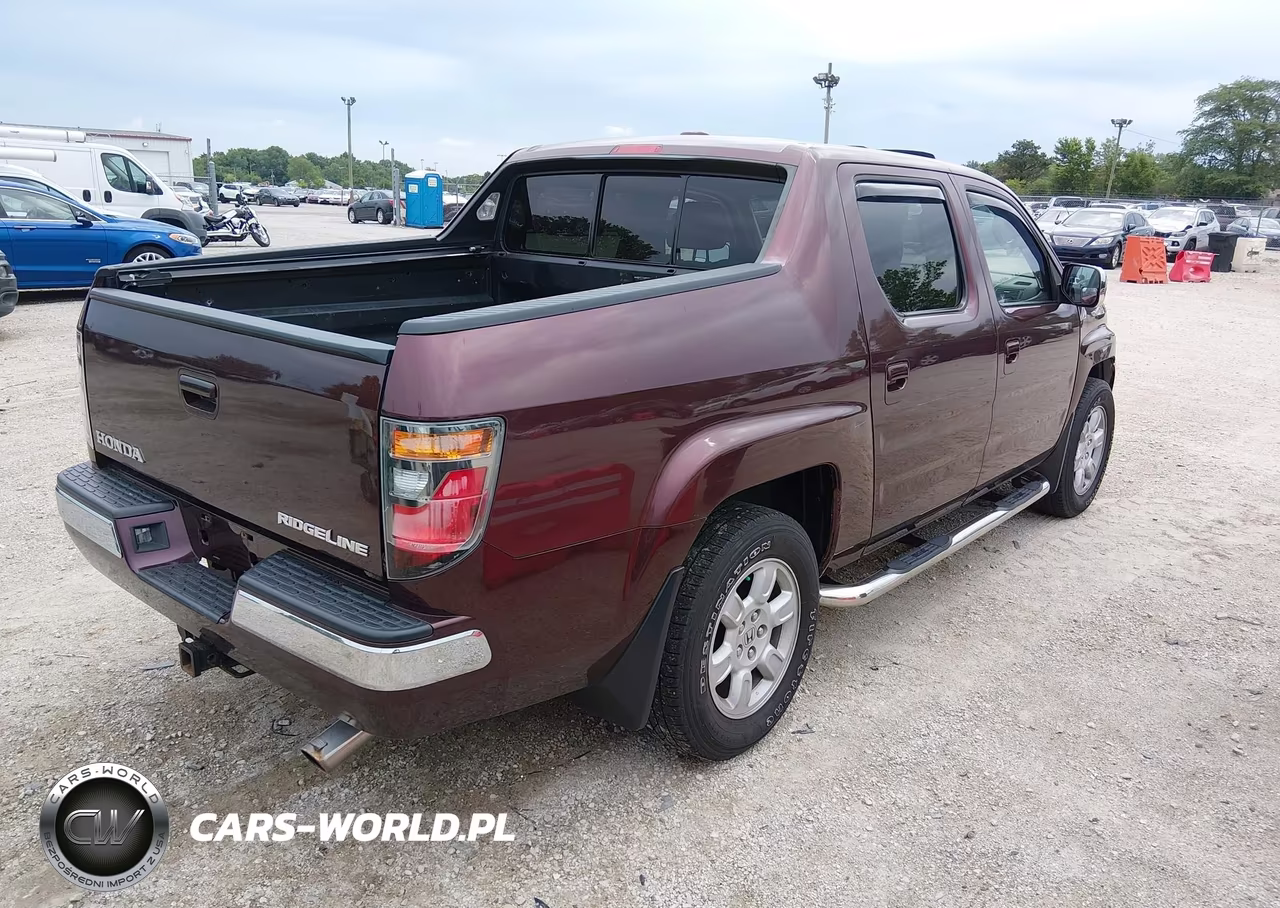 2007 Honda Ridgeline Rtl VIN:2HJYK16527H502564 - 4