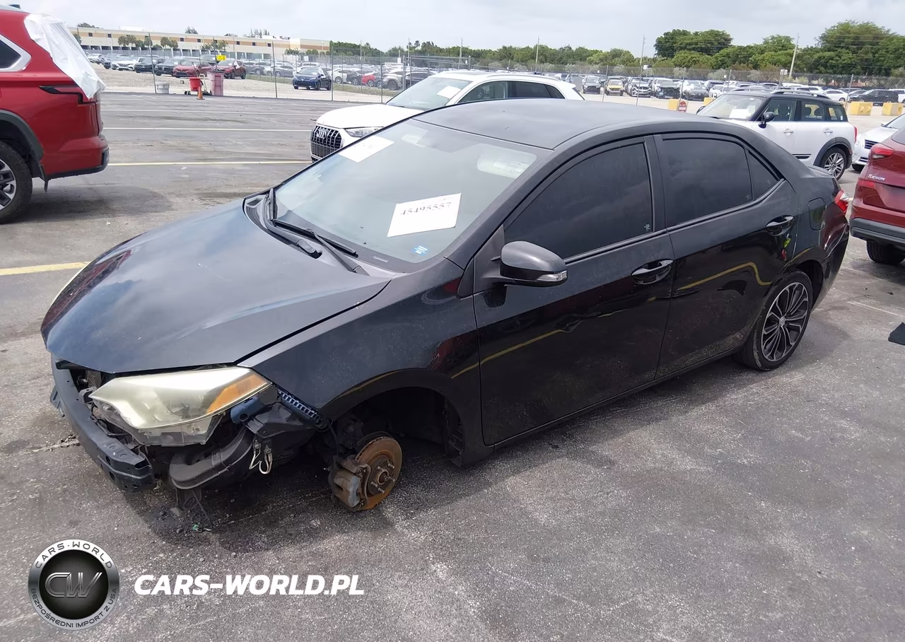 2016 Toyota Corolla S Plus VIN:5YFBURHE8GP549110 - 2