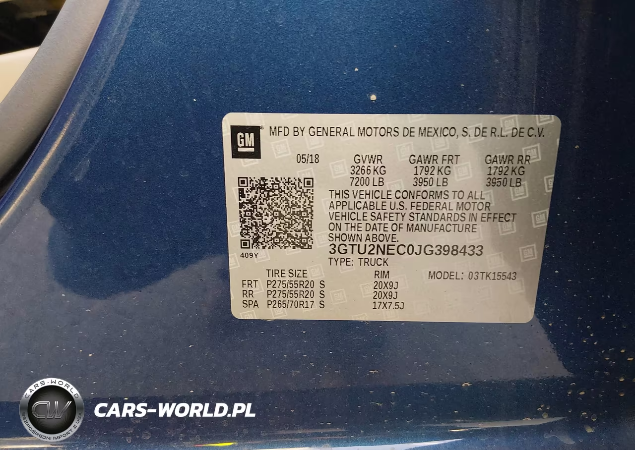 2018 GMC Sierra 1500 Slt VIN:3GTU2NEC0JG398433 - 9