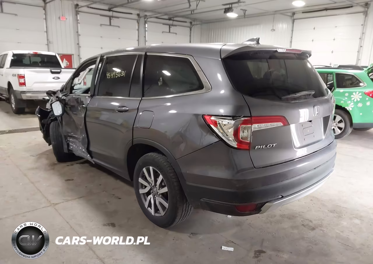 2020 Honda Pilot Awd Ex-L VIN:5FNYF6H50LB010179 - 3