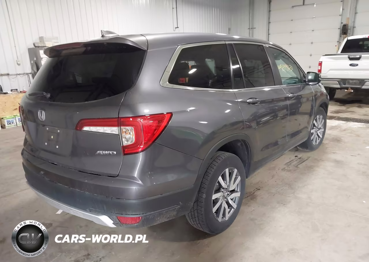 2020 Honda Pilot Awd Ex-L VIN:5FNYF6H50LB010179 - 4
