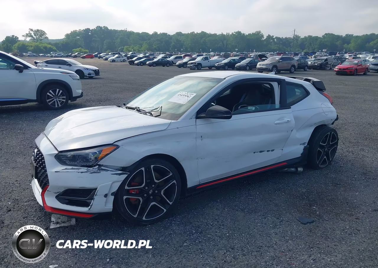 2021 Hyundai Veloster N VIN:KMHT36AH8MU010443 - 2