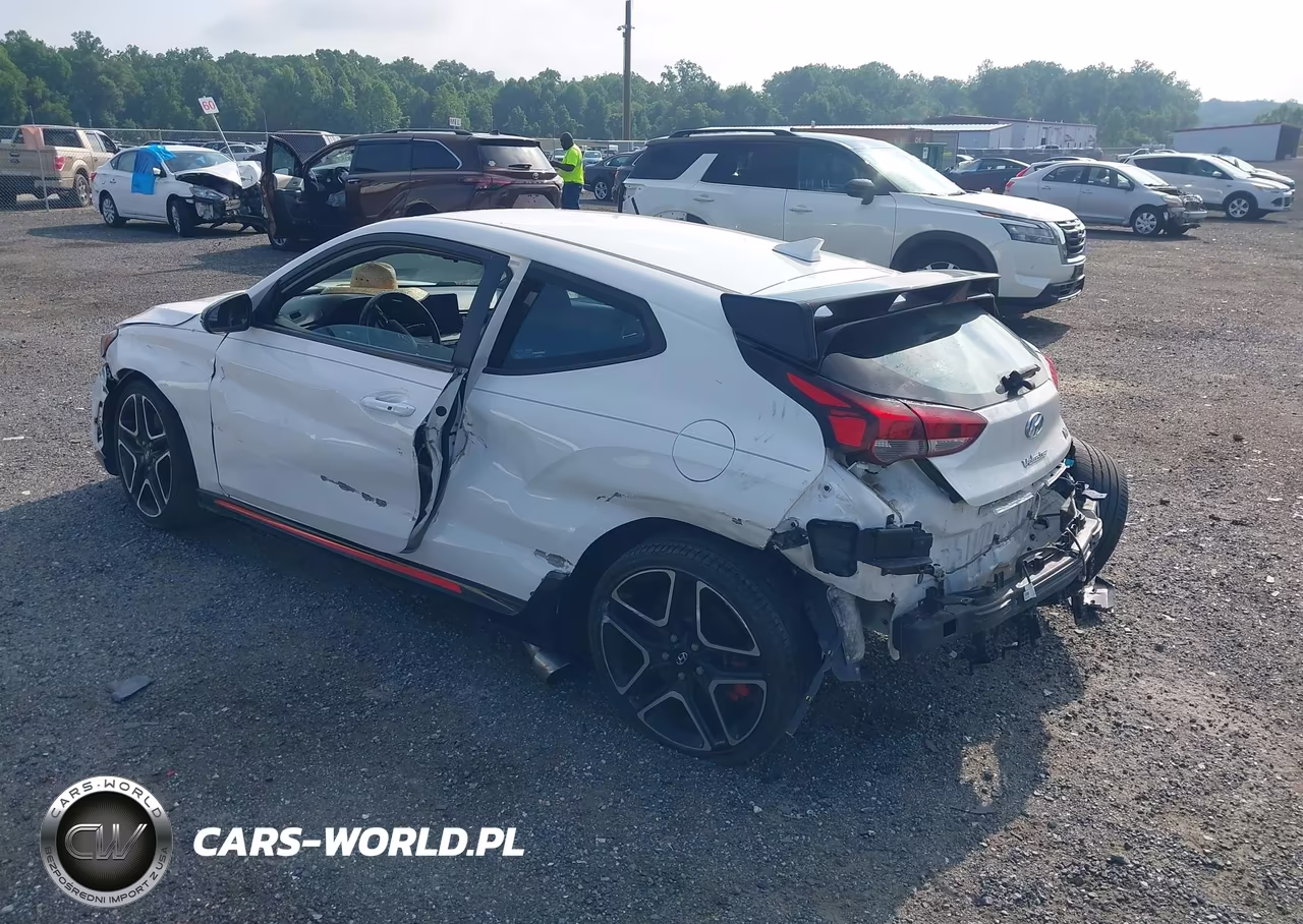 2021 Hyundai Veloster N VIN:KMHT36AH8MU010443 - 3